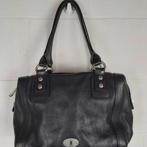 Vintage Fossil black satchel